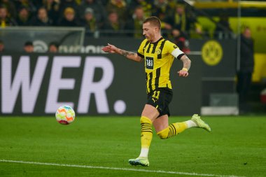 GERMANY, DORTMUND - MARCH 3, 2023: The match of Bundesliga Borussia Dortmund vs RB Leipzig at Signal Iduna Park at Signal Iduna Park