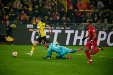 GERMANY, DORTMUND - MARCH 3, 2023: The match of Bundesliga Borussia Dortmund vs RB Leipzig at Signal Iduna Park at Signal Iduna Park