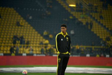 GERÇEK, DORTMUND - 3 Mart 2023 Jude Bellingham. Bundesliga Borussia Dortmund, Signal Iduna Park 'ta RB Leipzig' e karşı.