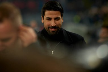 GERMANY, DORTMUND - MARCH 3, 2023: Sami Khedira. The match of Bundesliga Borussia Dortmund vs RB Leipzig at Signal Iduna Park at Signal Iduna Park