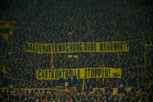 Germany Dortmund March 2023 Match Bundesliga Borussia Dortmund Leipzig Signal — 스톡 사진