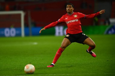 LEVERKUSEN, ALMANY - 09.03.23: Maç UEFA Avrupa Ligi Bayer 04 Leverkusen ile Ferencvaros Budapeşte arasında oynanacak.