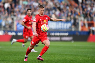 BOCHUM, ALMANY - 18 Mart 2023 Dani Olmo. Bundesliga VfL Bochum 1848-RB Leipzig maçı Vonovia Ruhr Stadyumu 'nda oynanmıştır.