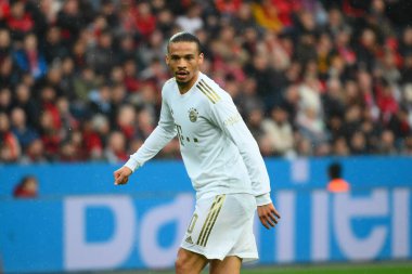 LEVERKUSEN, ALMANY - 19.03.23: Bundesliga maçı Bayer 04 Leverkusen, Bayarena 'da Bayern Muenchen' e karşı.