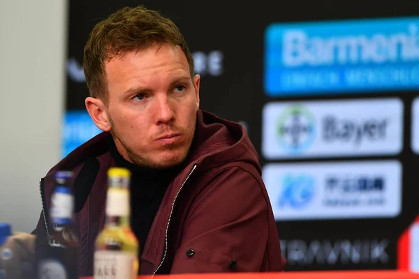 stock image LEVERKUSEN, GERMANY - 19.03.23: Julian Nagelsmann. The Bundesliga match FC Bayer 04 Leverkusen vs FC Bayern Muenchen at BayArena