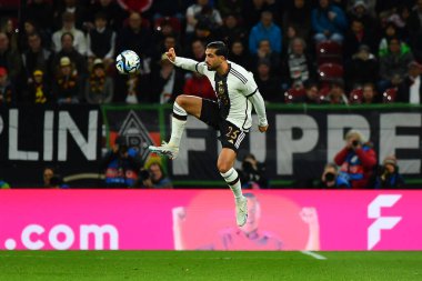 MAINZ, GERMANY - 25.03.23: MeWA Arena 'da Almanya ile Peru arasındaki futbol maçı