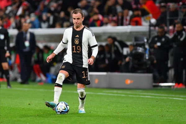 stock image MAINZ, GERMANY - 25.03.23: Mario Goetze. The football match between Germany vs Peru at MEWA Arena