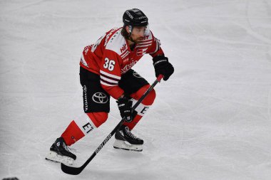 COLOGNE, Almanya - 26.03.23: Hokey maçı DEL KOELNER HAIE - Lanxess Arena 'da Adler MANNHEIM