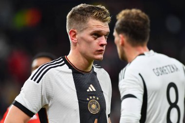 Mainz, Almanya - 25.03.23 Matthias Ginter. MEWA Arena 'da Almanya ile Peru arasındaki futbol maçı
