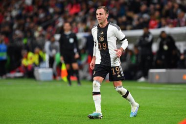 Mainz, Almanya - 25.03.23 Mario Gotze. MEWA Arena 'da Almanya ile Peru arasındaki futbol maçı