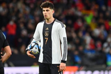 MAINZ, ALMANY - 25.03.23 Kai Havertz. MEWA Arena 'da Almanya ile Peru arasındaki futbol maçı
