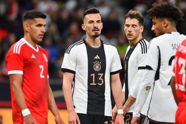 Mainz, Almanya - 25.03.23 Mergim Berisha. MEWA Arena 'da Almanya ile Peru arasındaki futbol maçı