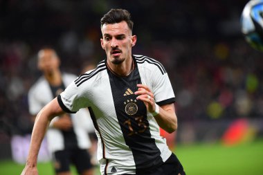 Mainz, Almanya - 25.03.23 Mergim Berisha. MEWA Arena 'da Almanya ile Peru arasındaki futbol maçı