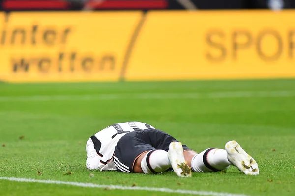 Mainz ドイツ Serge Gnabry Mewaアリーナでのドイツ対ペルーのサッカー試合 — ストック写真