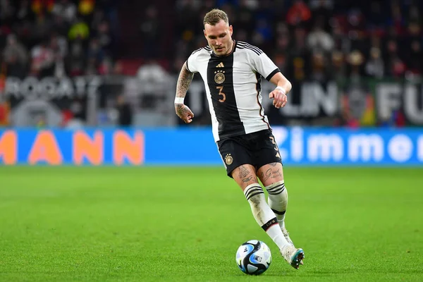 stock image MAINZ, GERMANY - 25.03.23: David Raum. The football match between Germany vs Peru at MEWA Arena