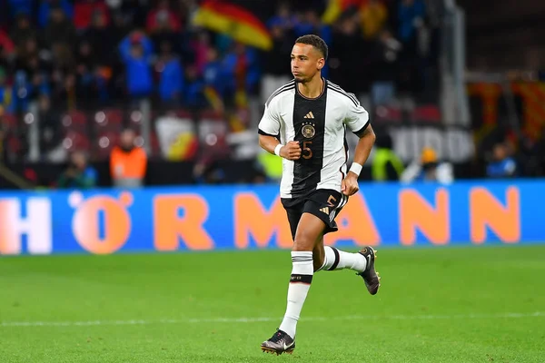 Mainz, Almanya - 25.03.23 Thilo Kehrer. MEWA Arena 'da Almanya ile Peru arasındaki futbol maçı