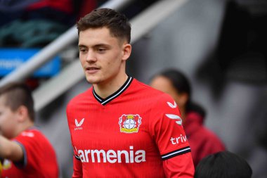 LEVERKUSEN, ALMANY - 08.04.23 Florian Wirtz. Bundesliga maçında Bayer 04 Leverkusen, Eintracht Frankfurt 'a karşı Bayarena' da