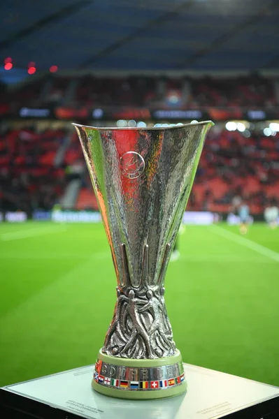 Uefa Europa League Trophy Taça Uefa Troféu Concedido Anualmente Pela — Fotografia de Stock