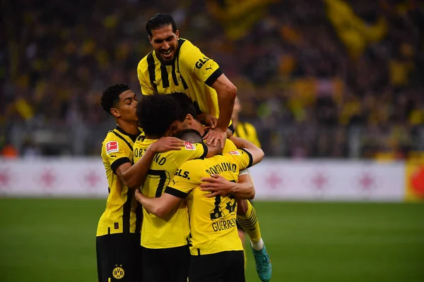 stock image GERMANY, DORTMUND - APRIL 22, 2023: The match of Bundesliga Borussia Dortmund vs Eintracht at Signal Iduna Park at Signal Iduna Park