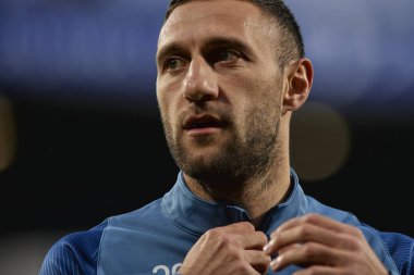 BOCHUM, ALMANY - 28 NİSAN 2023: Bundesliga VfL Bochum 1848 'de Vonovia Ruhr Stadyumu' nda Borussia Dortmund 'a karşı oynanan futbol maçı.
