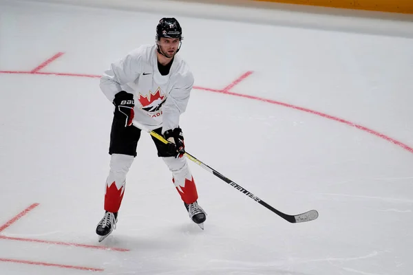 Riga Lettland Mai 2022 Fantilli Adam Übungsteam Kanada Eishockey Weltmeisterschaft — Stockfoto