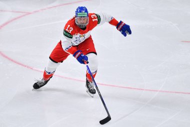 LATVIA, RIGA - 12.05.23: SMEJKAL Jiri. IIHF 2023 Buz Hokeyi Dünya Şampiyonası