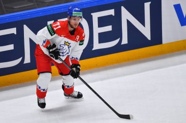 LATVIA, RIGA - 12.05.23: SOBOTKA Vladimir. IIHF 2023 Buz Hokeyi Dünya Şampiyonası