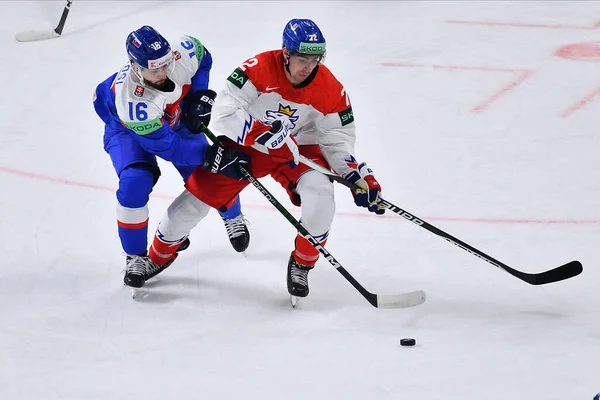 Latvia Riga Lantosi Robert Chytil Filip Iihf 2023 Wereldkampioenschap Ijshockey — Stockfoto