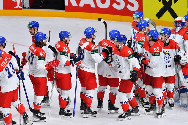 Latvia Riga Game Slovakien Tjeckien Iihf 2023 Världsmästerskap Ishockey — Stockfoto