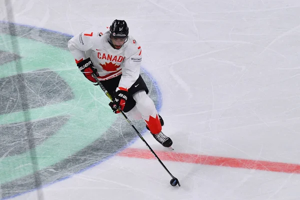 Latvia Riga Joseph Олів Чемпіон Латвії Канада Iihf 2023 Ice — стокове фото