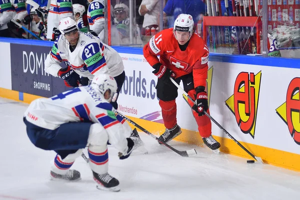 Latvia Riga Game Norway Switzerland Iihf 2023 Wereldkampioenschap Ijshockey Arena — Stockfoto