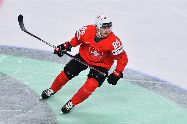 Latvia Riga Bertschy Christoph ノルウェー対スイスの試合 Iihf 2023 アイスホッケー世界選手権Atアリーナリガ — ストック写真