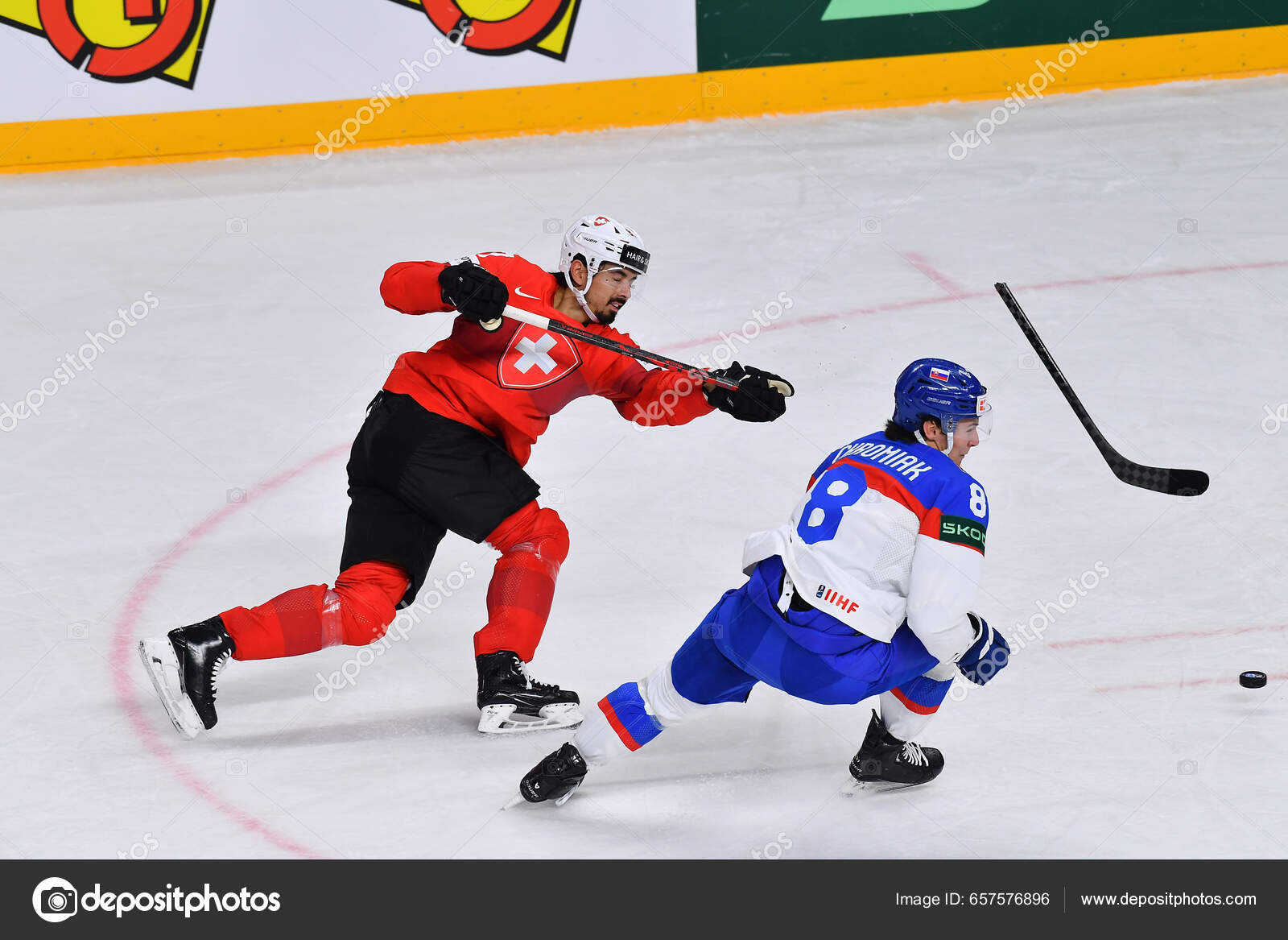 Latvia Riga Siegenthaler Jonas Game Switzerland Slovakia Iihf 2023 Ice —  Stock Editorial Photo © vitaliivitleo #657576896