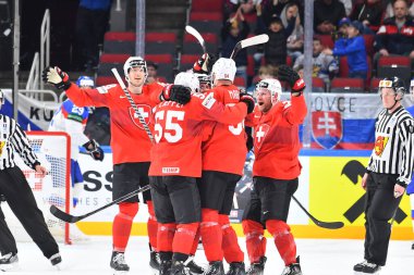 LATVIA, RIGA - 18.05.23: IIHF 2023 Buz Hokeyi Dünya Şampiyonası Arena Riga 'da