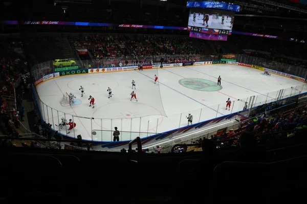 Latvia Riga ゲームチェコ対スロベニア Iihf 2023 アイスホッケー世界選手権Atアリーナリガ — ストック写真