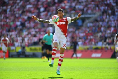 Kolej, Almanya - 27 Mayıs 2023 Davie Selke. Bundesliga 1 'in futbol maçı. FC Koeln, FC Bayern Münih 'e karşı. Rhein Enerji Stadyumunda