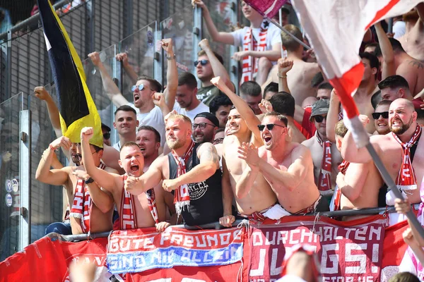 Cologne Jerman Mei 2023 Penggemar Bayern Championes Pertandingan Sepak Bola — Stok Foto