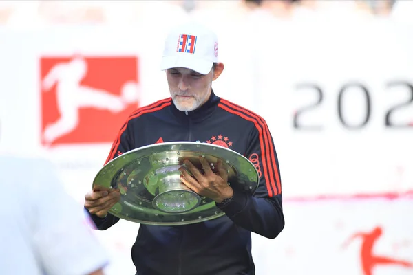 Stock image COLOGNE, GERMANY - 27 May, 2023: Thomas Tuchel. The football match of Bundesliga 1. FC Koeln vs FC Bayern Munich. at Rhein Energie Stadion