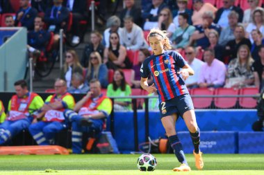 EINDHOVEN, NETHERLANDS - 3 Haziran 2023: Irene Paredes. UEFA Kadınlar Şampiyonlar Ligi FC Barcelona Femeni 'nin final maçı - Philips Arena' da VfL Wolfsburg Kadınlar