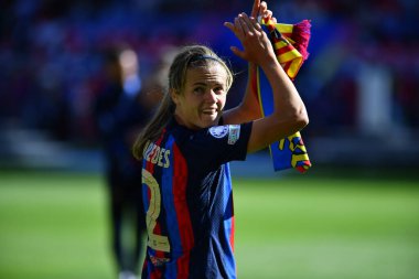 EINDHOVEN, NETHERLANDS - 3 Haziran 2023: Irene Paredes. UEFA Kadınlar Şampiyonlar Ligi FC Barcelona Femeni 'nin final maçı - Philips Arena' da VfL Wolfsburg Kadınlar