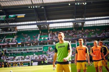 BREMEN, GERMANY - 12 Haziran 2023: Taras Stepanenko, Almanya - Weser Stadyumu 'nda Ukrayna