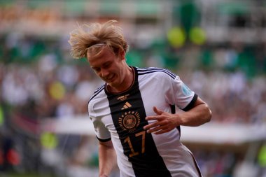 BREMEN, GERMANY - 12 June, 2023: Julian Brandt. The friendly football match Germany - Ukraine at Weser Stadium clipart