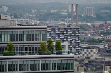 Köln, Almanya - 29 Haziran 2023: Köln 'ün güzel hava manzarası