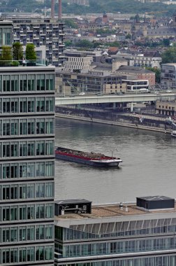 Köln, Almanya - 29 Haziran 2023: Köln 'ün güzel hava manzarası