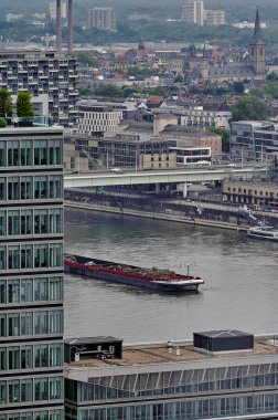 Köln, Almanya - 29 Haziran 2023: Köln 'ün güzel hava manzarası