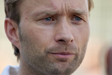 LEVERKUSEN, ALMANY - 11.07.23 Simon Rolfes. Bayarena 'da sezon öncesi antrenman FC Bayer 04 Leverkusen