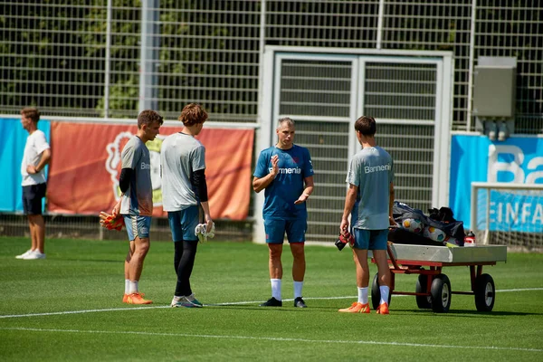 stock image LEVERKUSEN, GERMANY - 11.07.23: Pre season practice FC Bayer 04 Leverkusen at BayArena