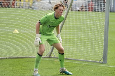 LEVERKUSEN, ALMANY - 11.07.23: Oleksandr Petrenko. Bayarena 'da sezon öncesi antrenman FC Bayer 04 Leverkusen