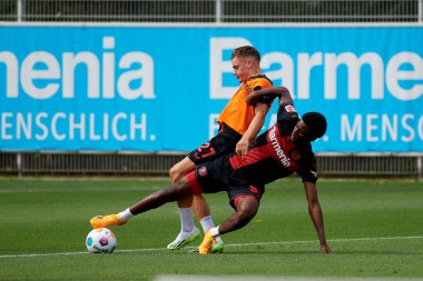 LEVERKUSEN, ALMANY - 18.07.23 Florian Wirtz. Bayarena 'da sezon öncesi antrenman FC Bayer 04 Leverkusen