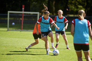 COLOGNE, Almanya - 2 Ağustos 2023: 1.FC Koeln Frauen Uygulaması 